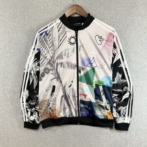 Adidas Originals Farm Rio Tropical Abstract Print Track Jacket Womens Medium